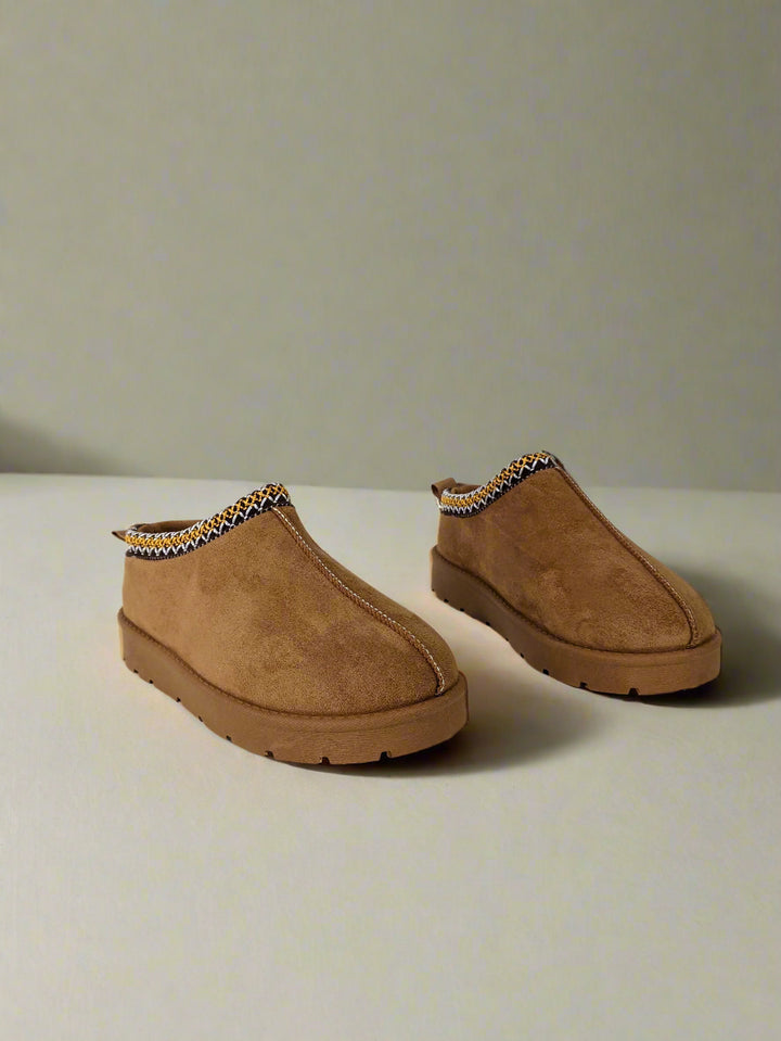 Camel Snug Mule Slippers