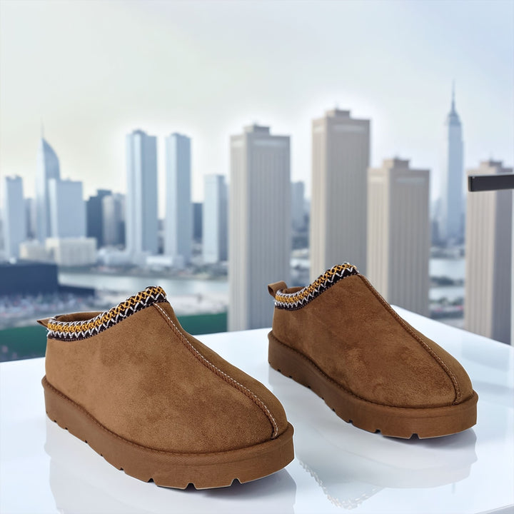 Camel Snug Mule Slippers