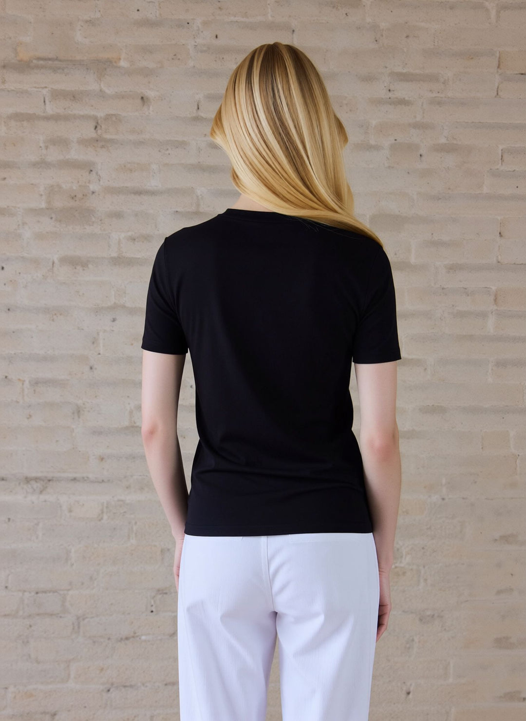 Black Paris Eiffel Tower Graphic Fashion T-Shirt