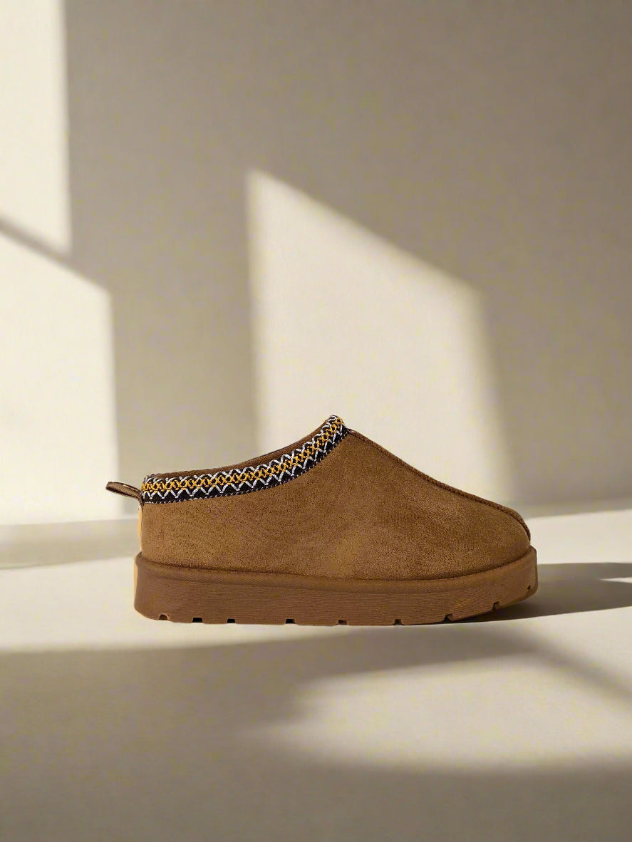 Camel Snug Mule Slippers