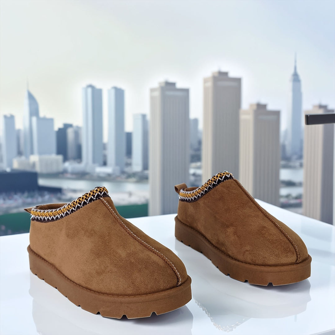 Camel Snug Mule Slippers