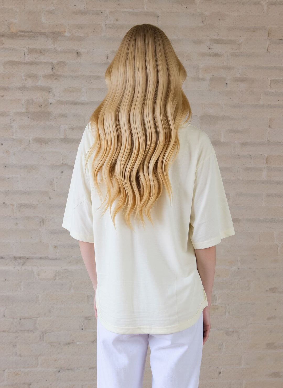 Lemon Embroidered Round Neck T-Shirt  Soft Casual Summer Top