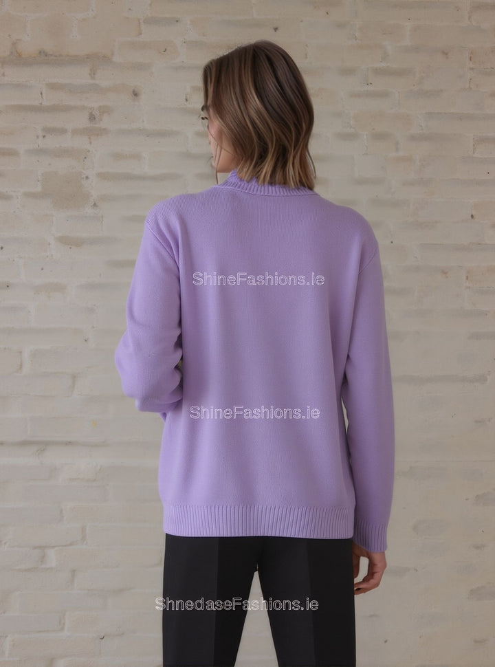 Lavender Stripe Twinset Jumper