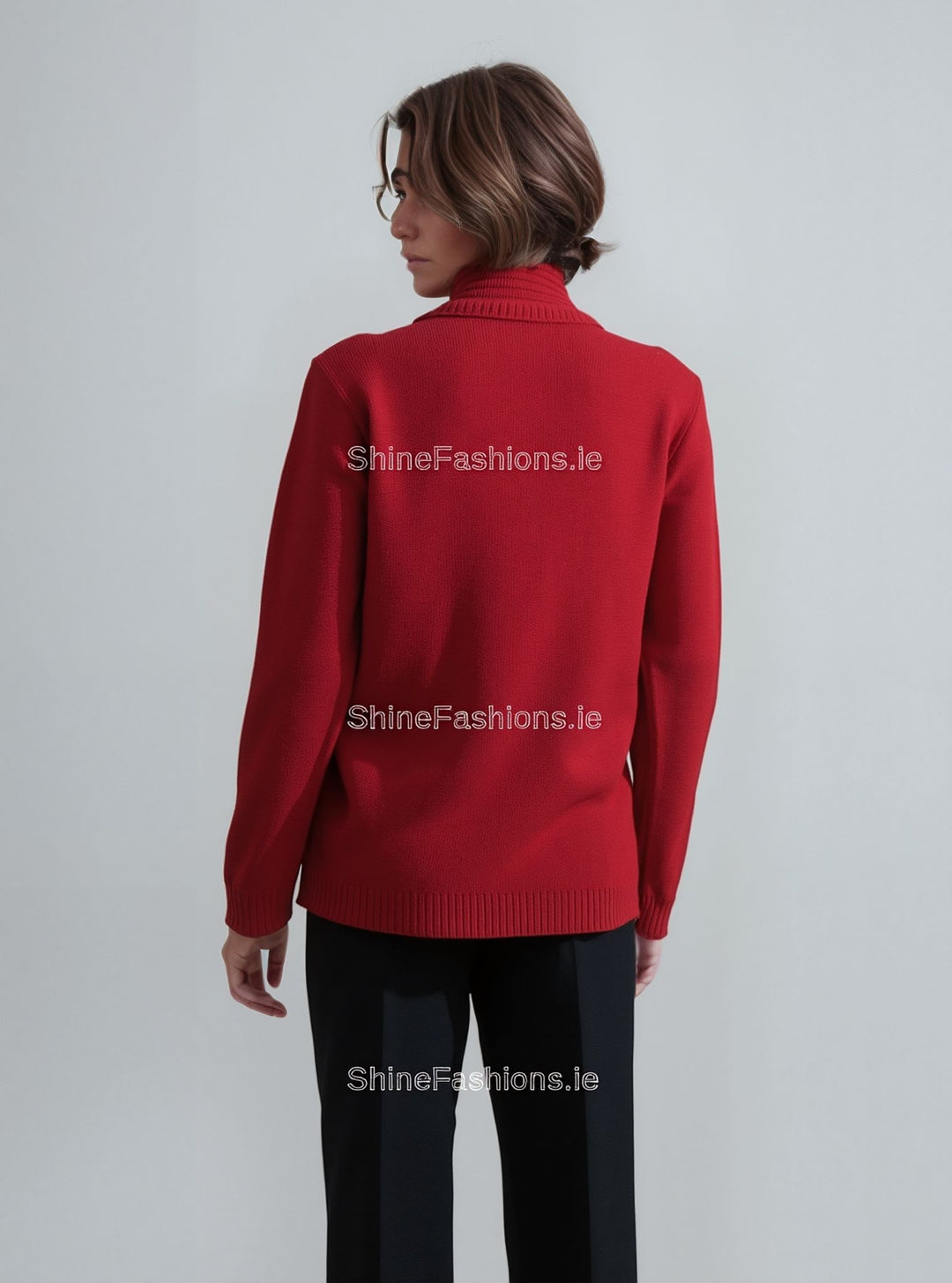 Red Stripe Twinset Jumper