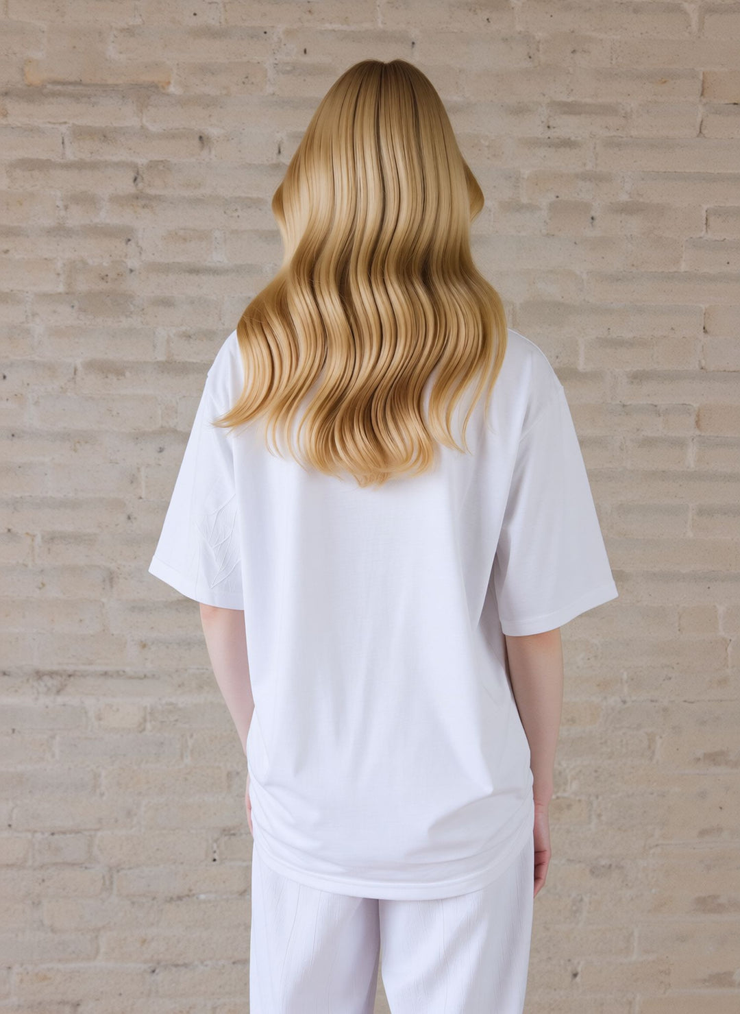 White Embroidered V-Neck T-Shirt  Soft Casual Summer Top