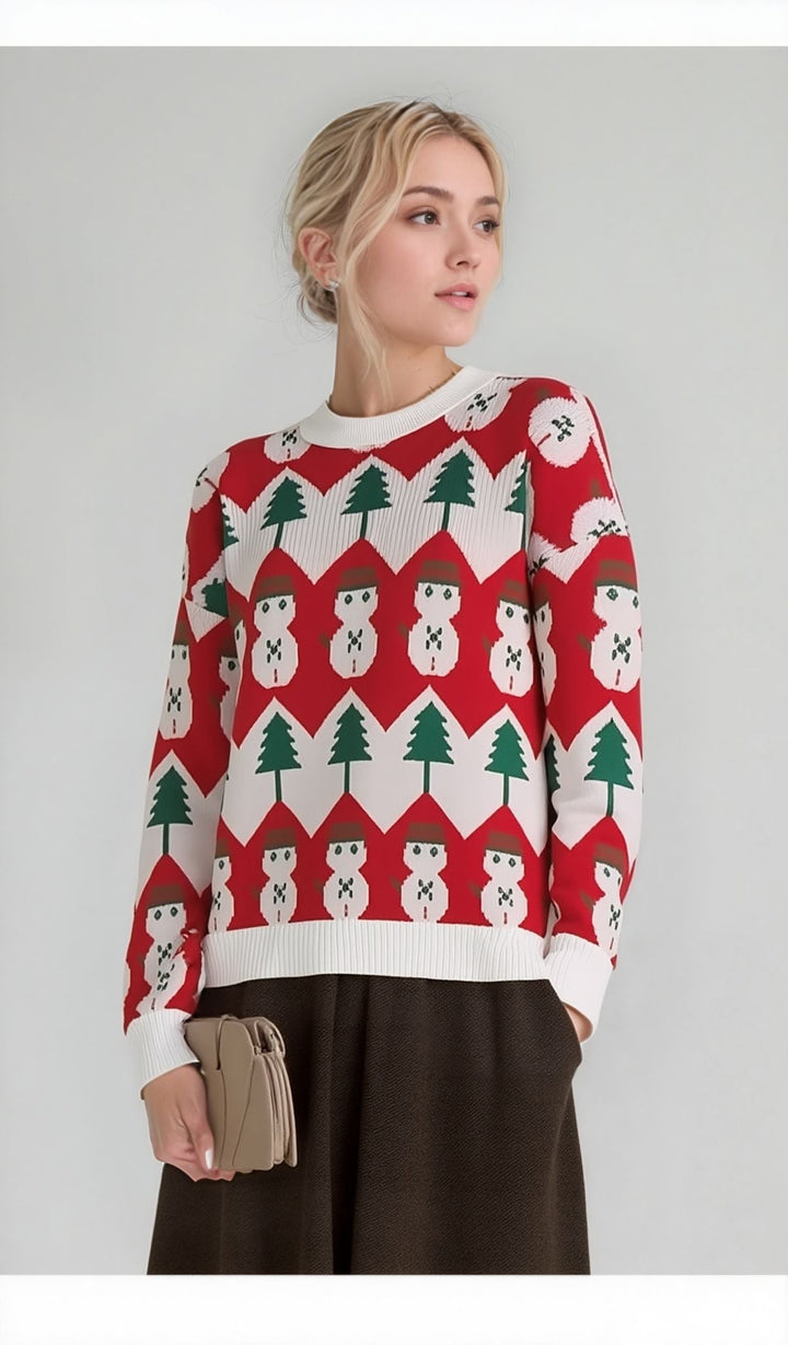 White Tree Novelty Christmas Jumper