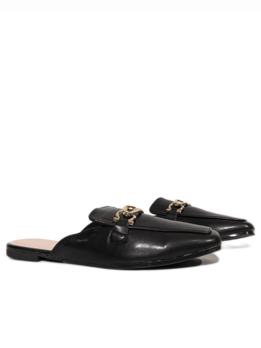 Black Gold Bucke Flat Mules