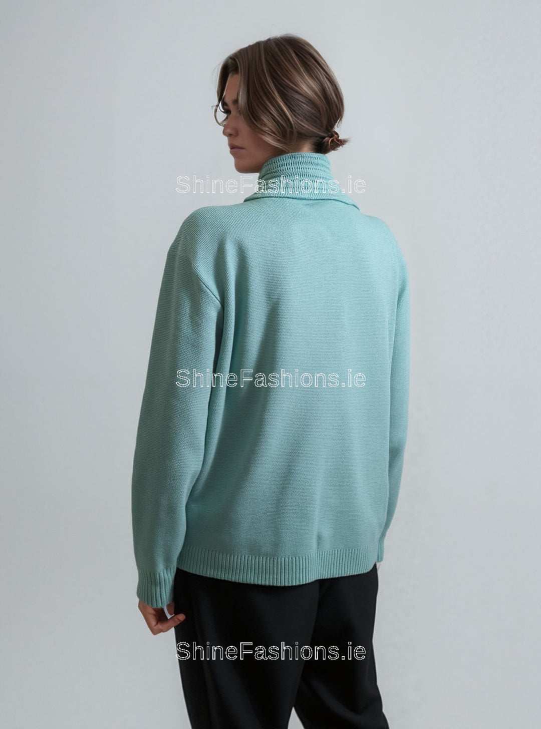 Mint Stripe Twinset Jumper