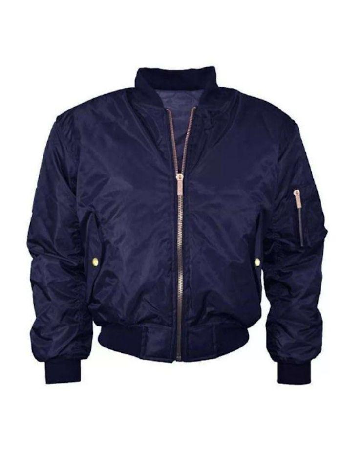 Navy Bomber Jacket