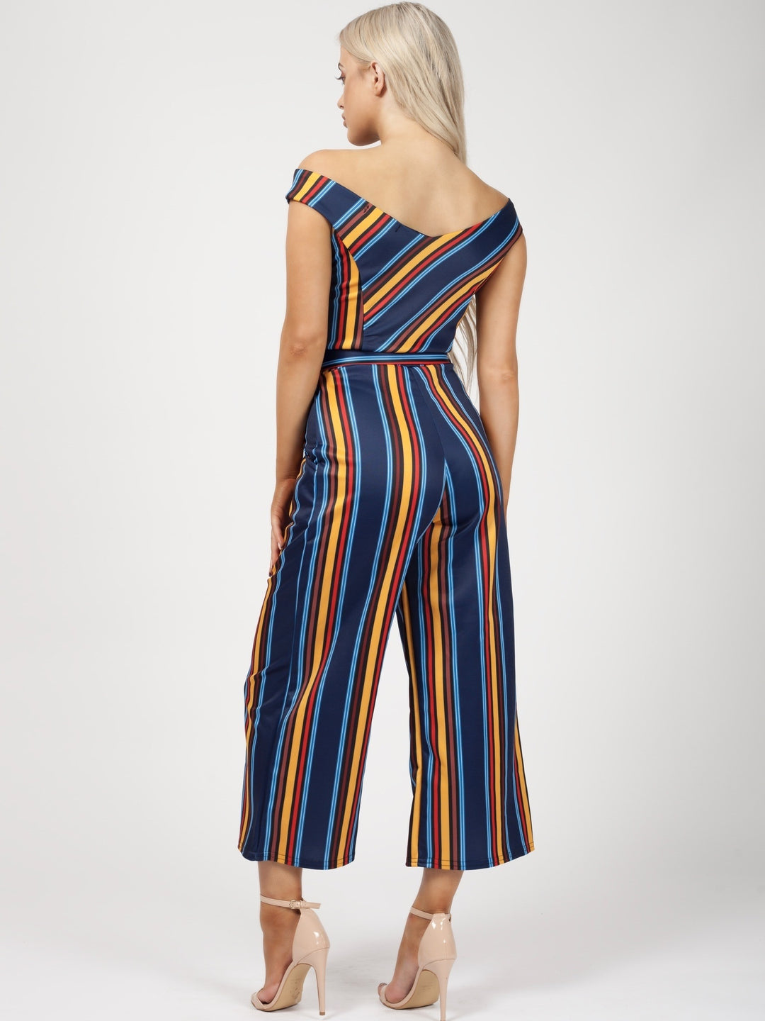 Blue Stripe Jumpsuit