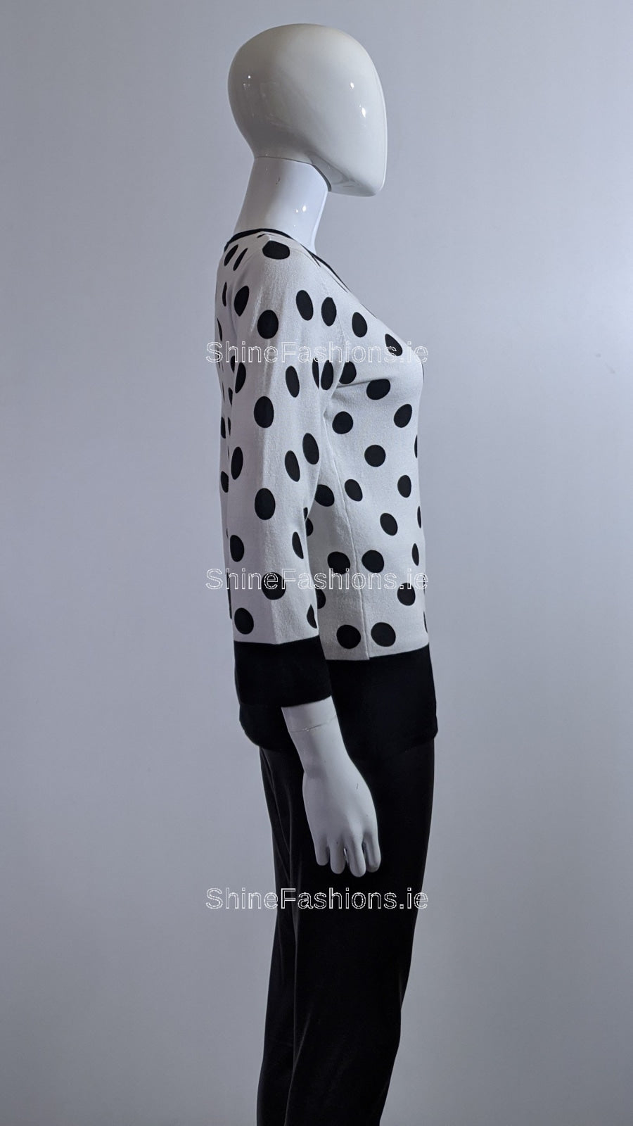 Black Polka Dot Jumper