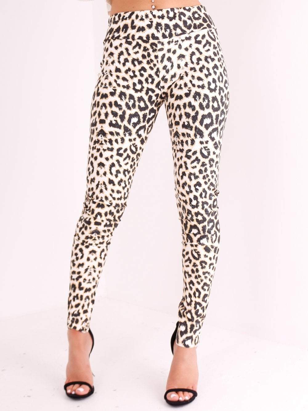 Leopard Print PVC Legging