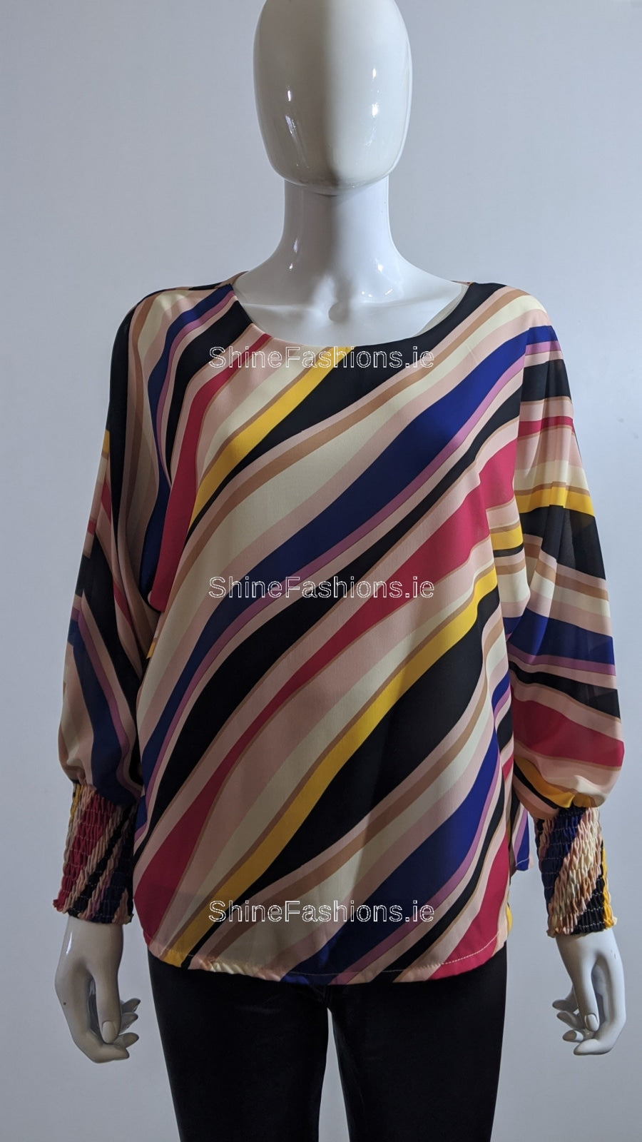 Multicolour Stripe Design Top 