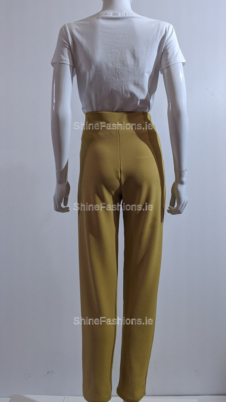 Mustard Slim Fit Trouser