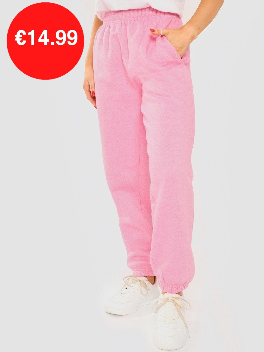 Pink Oversized  Joggers