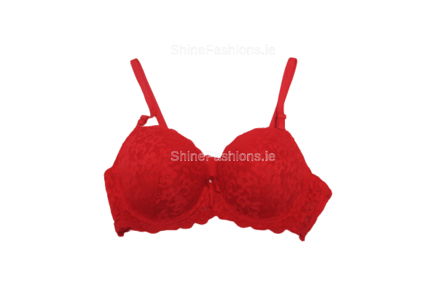 Red Lace Detail Set