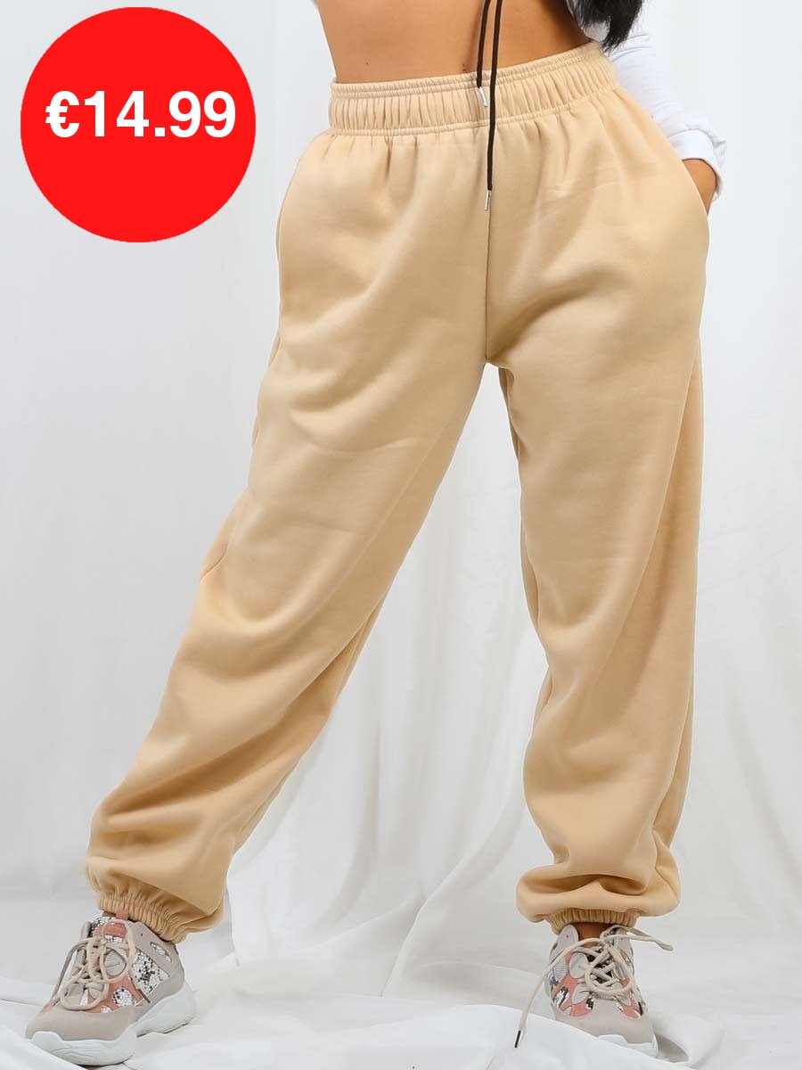 Stone Oversized Joggers