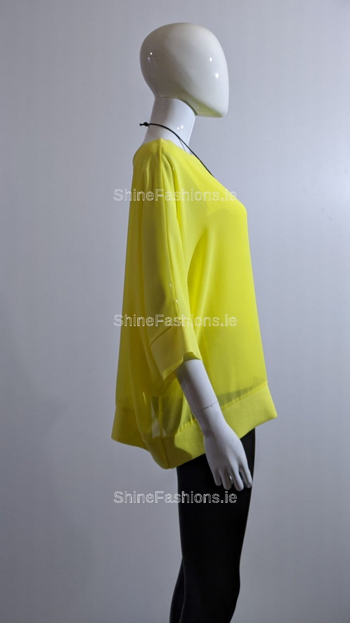 Yellow Necklace Loose Top
